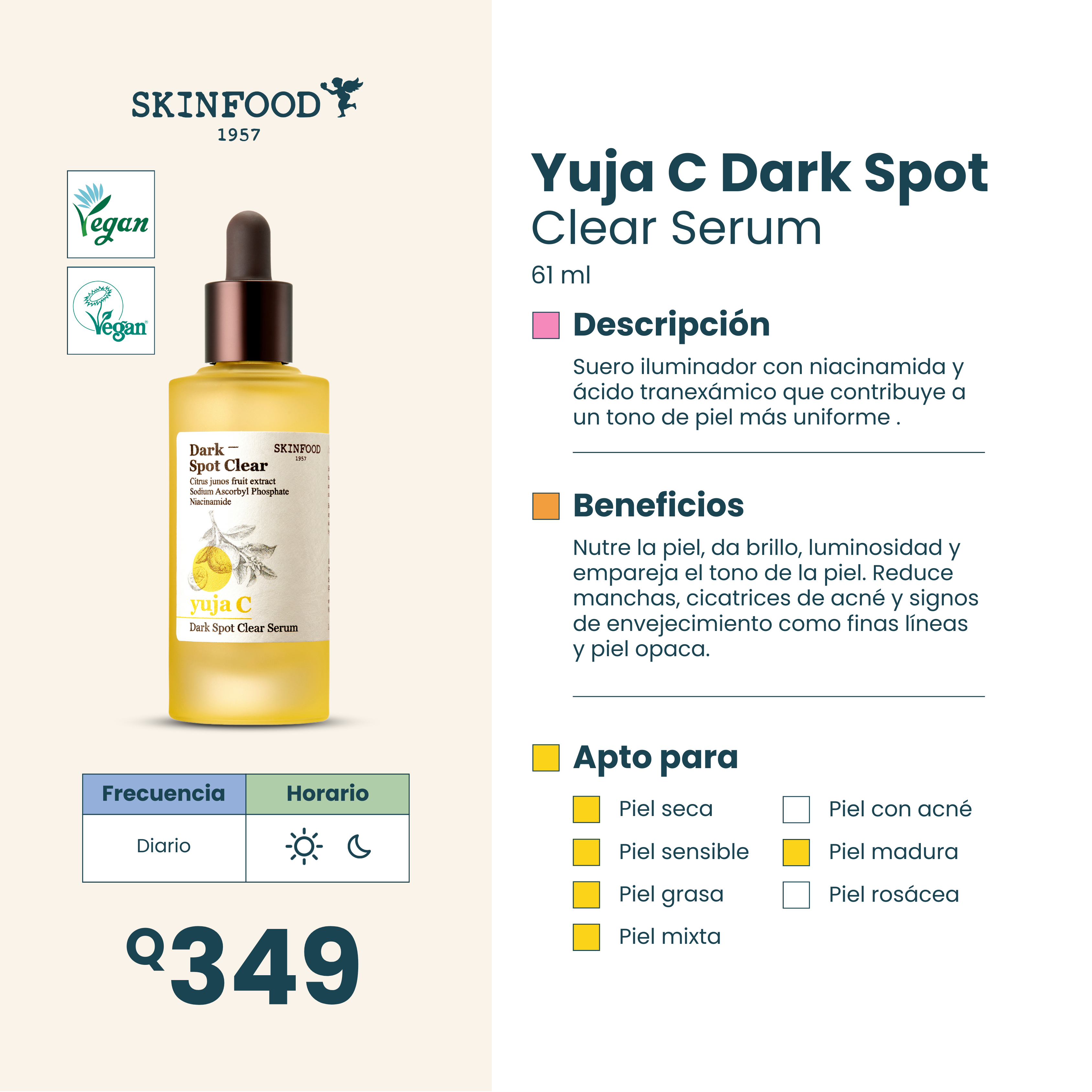 YUJA C DARK SPOT CLEAR SERUM - Imagen 5